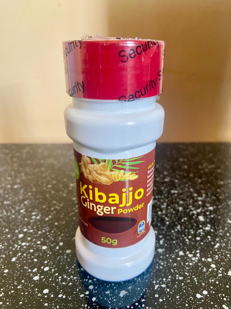 KIBAJJO Ginger Powder - 50g Shaker
